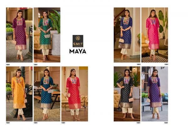 Smit Maya Paithani Cotton Designer Kurti Collection